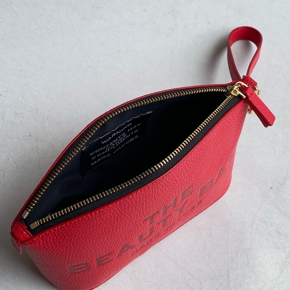 Marc Jacobs Bold Red Cosmetic Bag - Picture 3 of 4